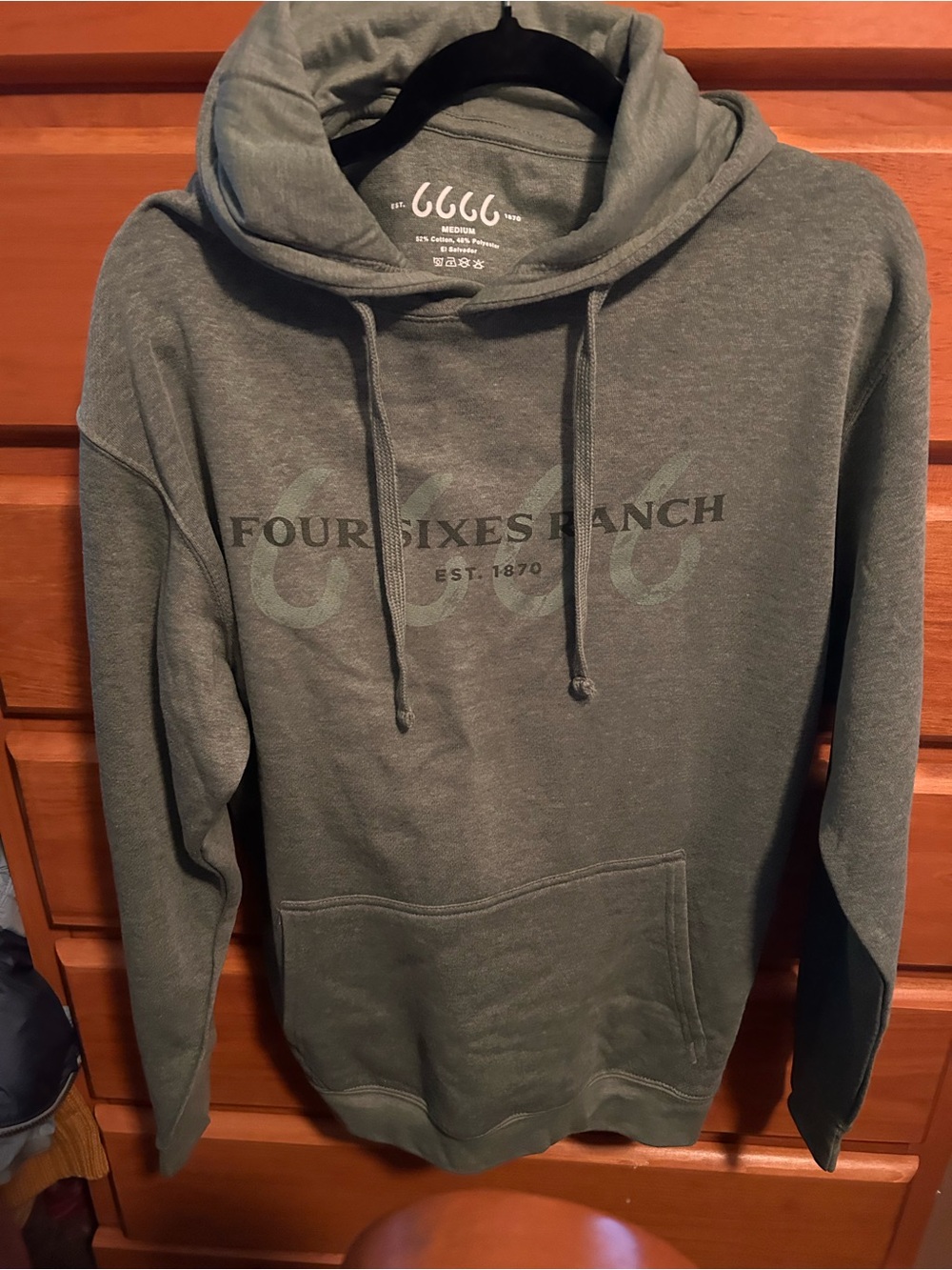 Women’s Four Sixes Hoodie Olive Green